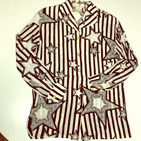 Escada Margaretha Ley Tops - Escada Margaretha Ley silk blouse